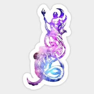 Poseidon art Sticker